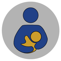 Child birth icon